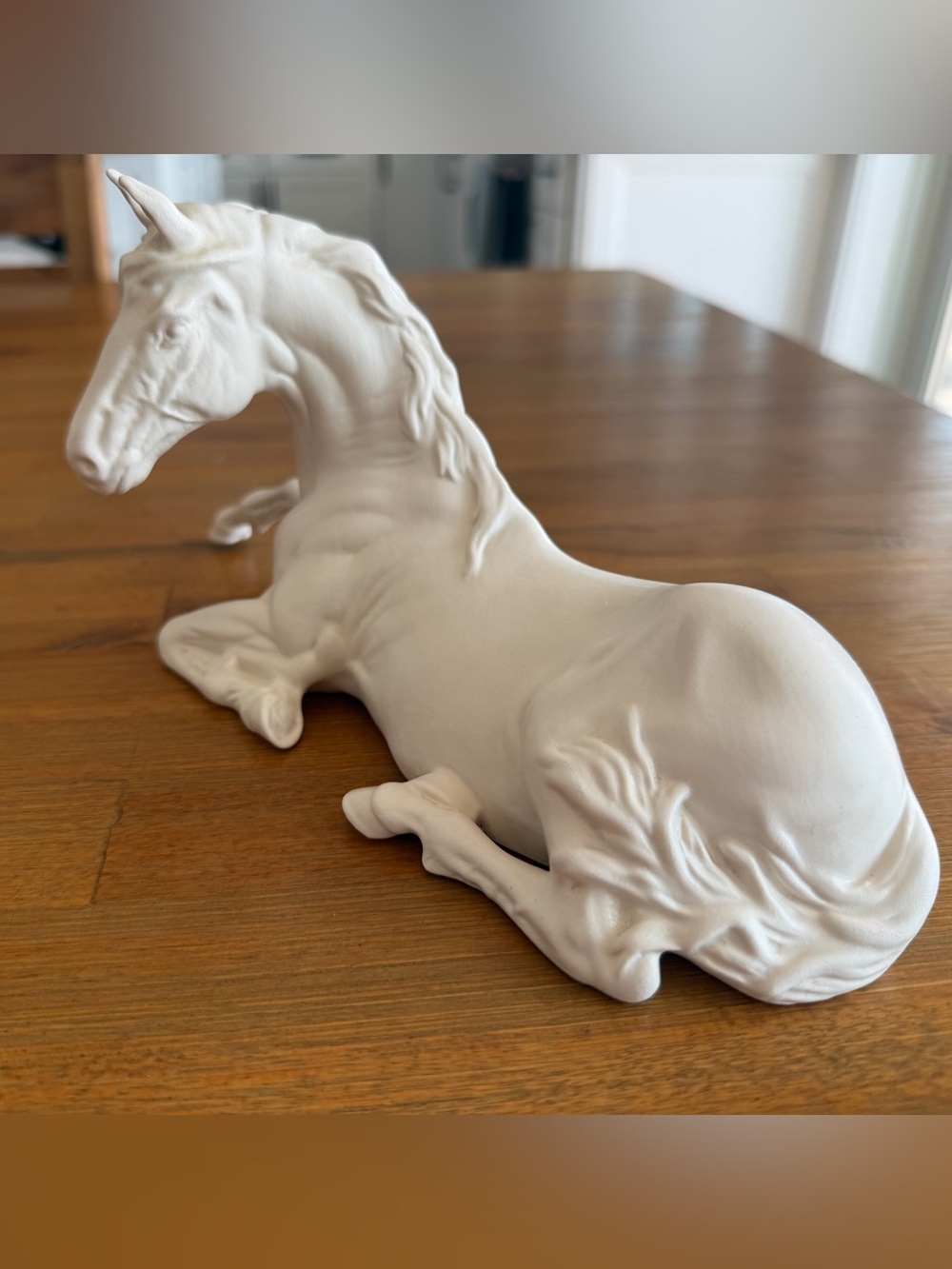 1980’s Vintage Royal Doulton Spirit of Peace Matte White Horse Ceramic Figurine - Picture 3 of 9